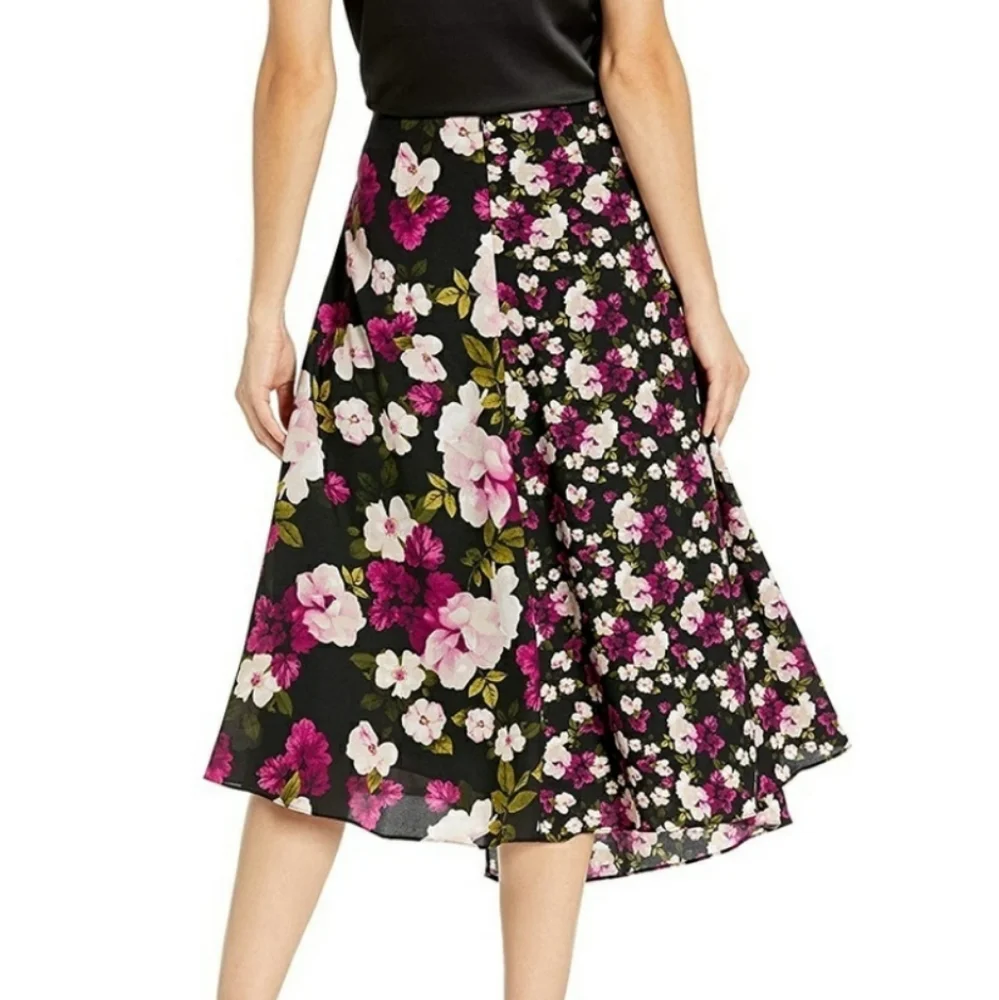 Calvin Klein Women's Faux Wrap floral Skirt